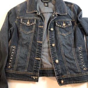 Jean Jacket - rhinestone details!
